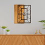 Wallity Wooden Clock 37-A en nogal y marrón
